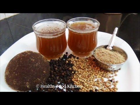 Karupatti Coffee Recipe - Palm Jaggery Coffee Recipe-Home Remedies for Cold & Cough