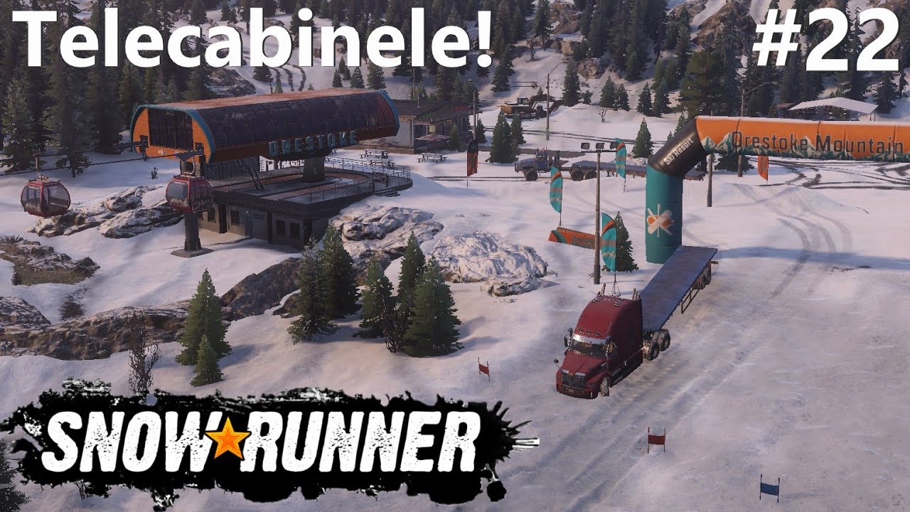 Cu remorcile pe pârtie! | Telecabinele sunt funcționale! - Snow Runner Scandinavia (Ep.22)