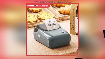 A must-have product! Niimbot B1 Thermal Label Printer Bluetooth Portable Pocket Label Maker Barcod