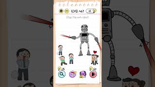 Brain Test: Level 467. Stop this evil robot. #braintest #games #brainteaser #braingames