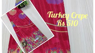 Turkey Crepe Rs 510 @SmrithiCreation screenshot 5