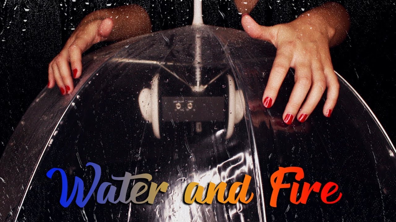 ASMR Parapluie - Umbrella ☔️🔥Sons en 3D Autour de vous - Gouttes et Crépitement 🔥, Brushing, Tapping