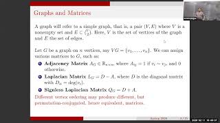Feb 11, 2026 Mutasim Mim (Introduction to Spectral Graph Theory)