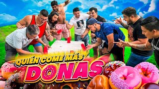 🔥RETO QUIEN COME MAS RAPIDO DONAS CON EL CREW RETOJORJAIS🔥