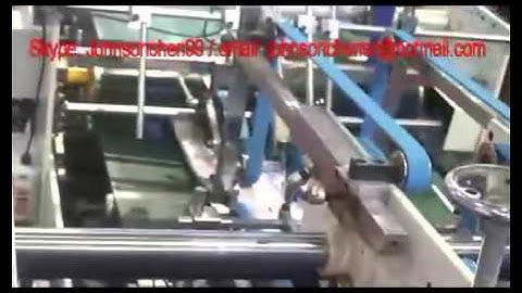 automatic high speed folding and gluing machine E flute box