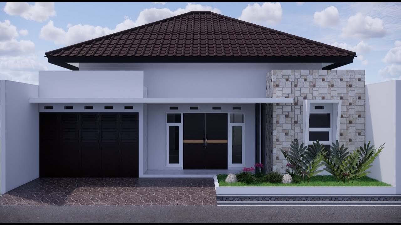 Tutorial Sketchup Rumah Minimalis 10x12 V Ray Setting Versi01 YouTube