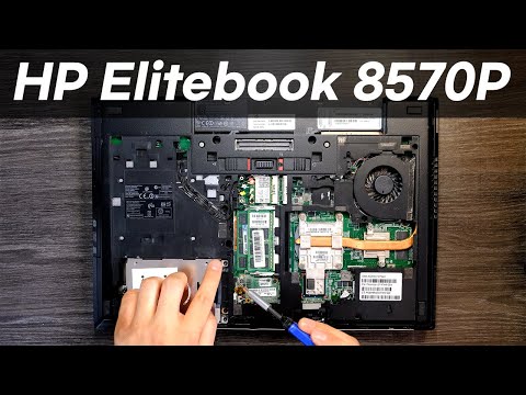 prinsesse Telegraf Hyret HP Elitebook 8570p Upgrade RAM, SSD(Hard Drive) - YouTube