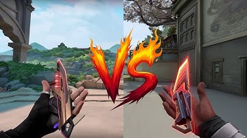 ORA Knife VS Xerofang Knife VALORANT Best Knife Skins