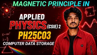 Magnetic Principle in Computer Data Storage| Applied Physics 2- PH25C03