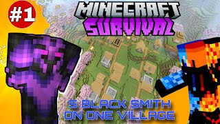 Minecraft Survival Series THE NEW BEGINNING | EP-1 @CFSGAMING74 @AnshuBisht