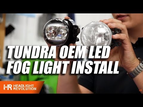 Toyota Tundra 2014-2018 LED OEM Fog Light Install | Headlight Revolution