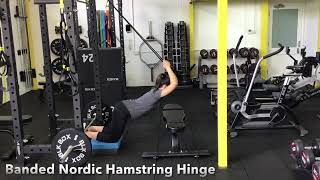 Banded Nordic Hamstring Hinge