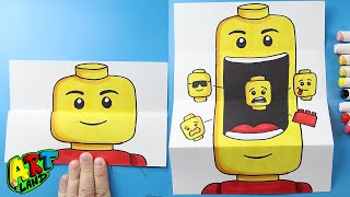 How to Draw a Lego Surprise Fold