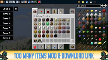 ✔ Minecraft 1.18.1: Too Many Items Mod Showcase