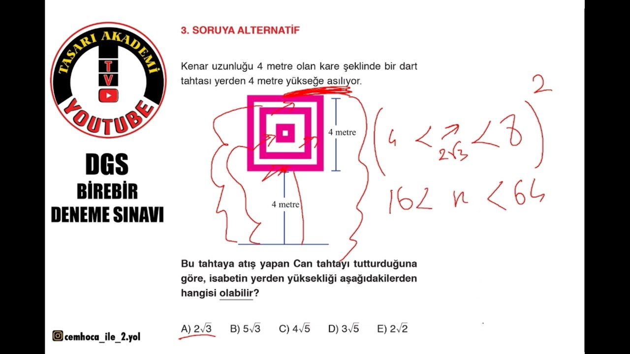 DGS SON SINAV BİREBİR (  MATEMATİK)