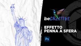 Effetto Penna A Sfera  Photoshop