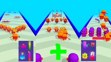 CAN NOT BE !! MERGE NUMBER LOER RUN Merge Battle 0123456789 GamePlay - iOS, Android Part 2