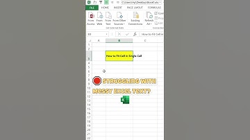 🛑 Struggling with Messy Excel Text? Fix It Instantly! ✅ #ExcelTips #Shorts