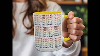 The cutest mug every mahjong lover will want #mahjong #mahjongmug #mahjonggift #mahjonglover #ads