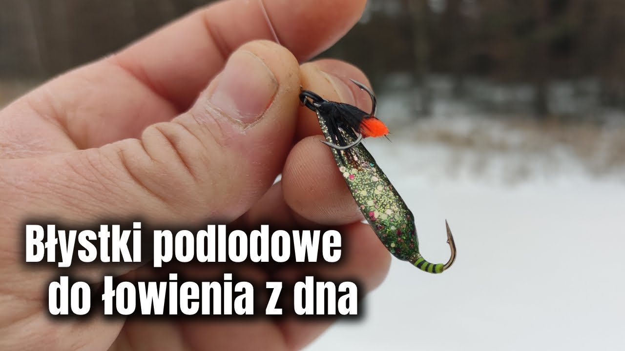 Doprowadzają OKONIE do SZAŁU !!! Błystki PODLODOWE do łowienia z dna