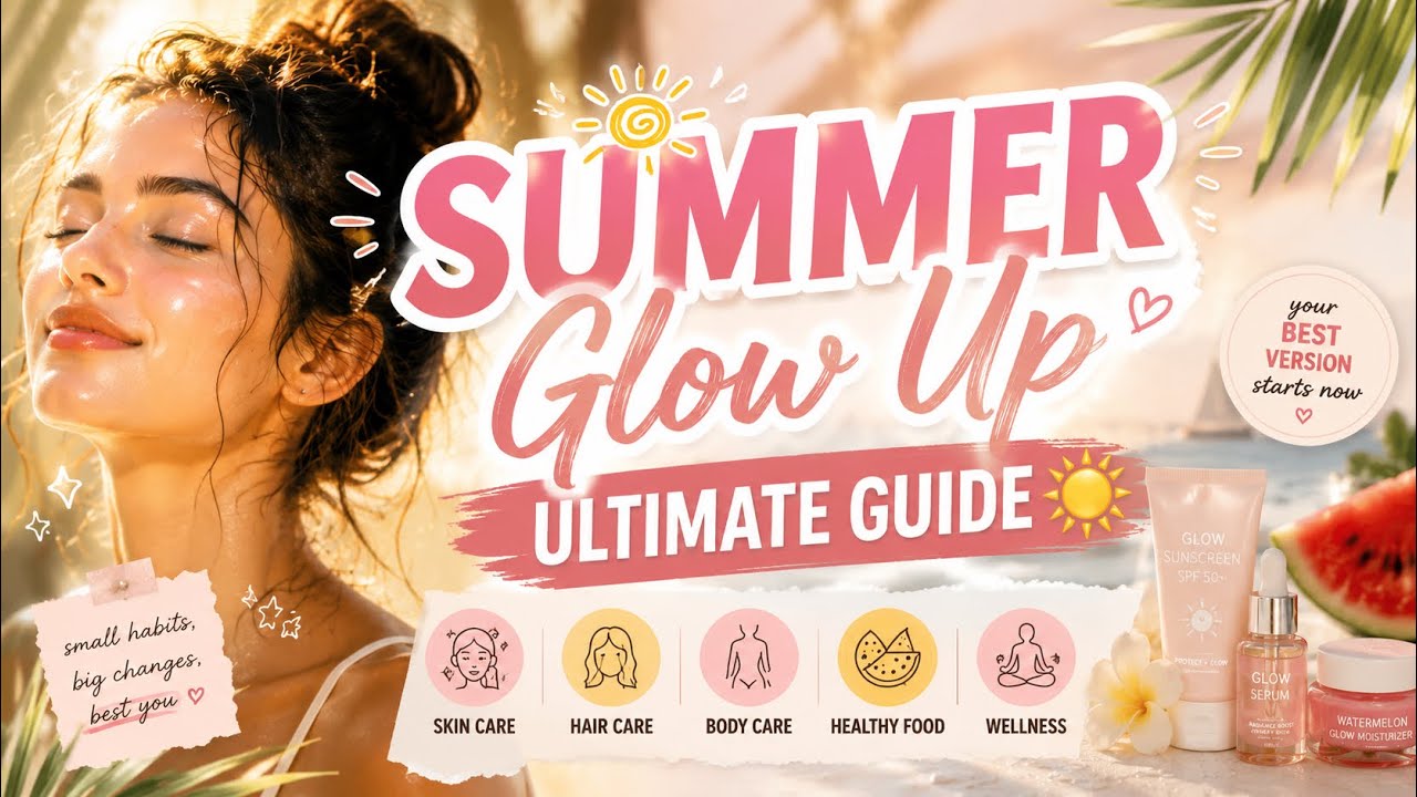 Summer Glow Up Guide 🌸 | Glow Up Physically & Mentally - YouTube