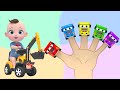 Toy Car Finger Family - Sing Along + More Nursery Rhymes & Kids Songs - Super Lime And Toys