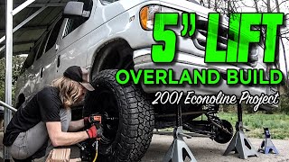 Van Suspension Lift installation | Project Ford Econoline | front end