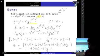 Famous Math 2565 Lecture for April 2: Partial derivatives Wealth