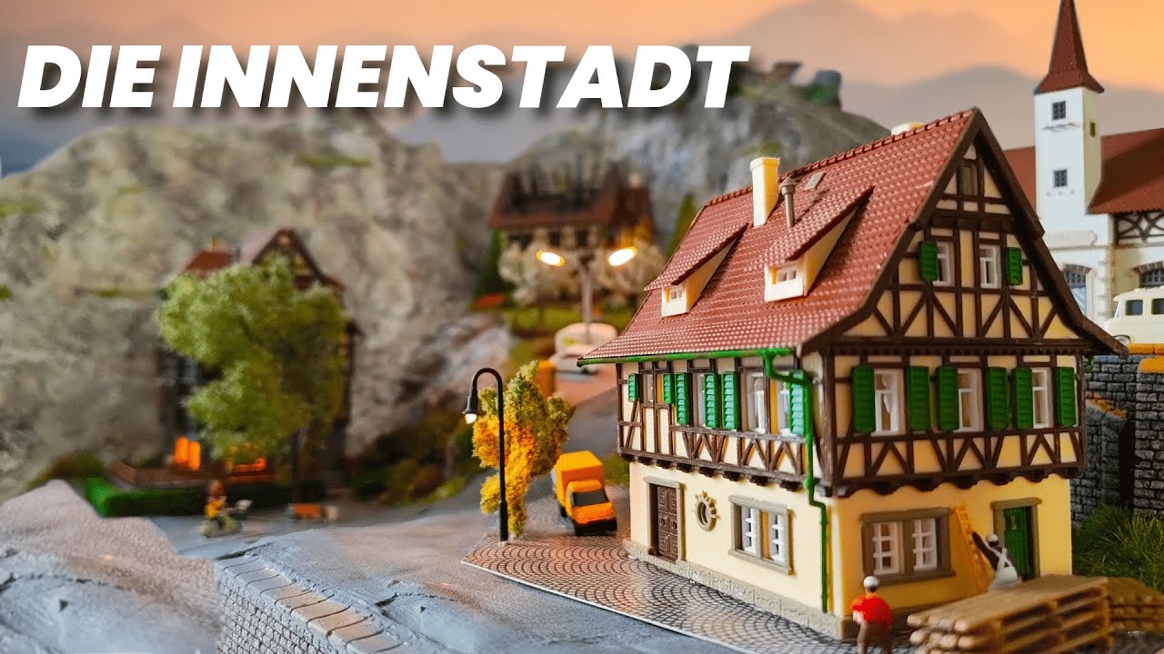Die Stadt 🏠| Bau einer Spur N Modellbahn 🚂 - Folge 7