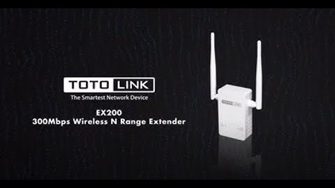 Totolink EX200 300Mbps Wireless N Range Extender.