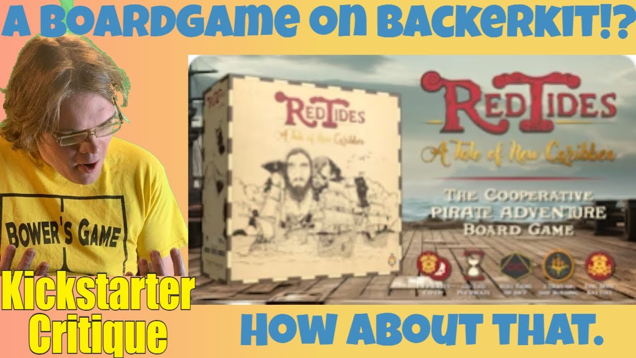 Red Tides: A Tale of New Caribbea - A Co-Op Pirate Boardgame -Kickstarter Critique Review