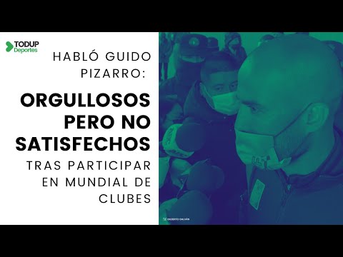 Habla Guido Pizarro al llegar a Monterrey: Orgullosos pero no satisfechos