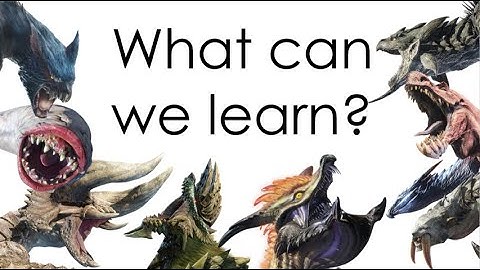 Creature design in Monster Hunter