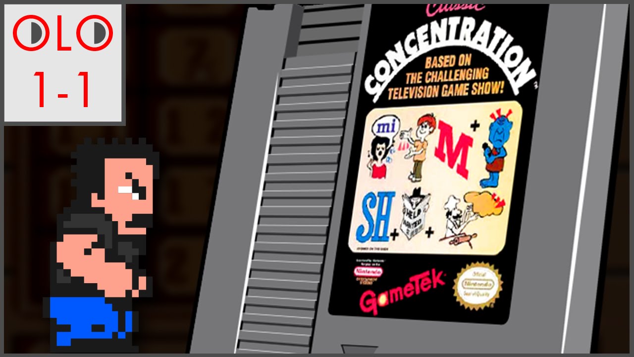 Classic Concentration NES Only Level One YouTube