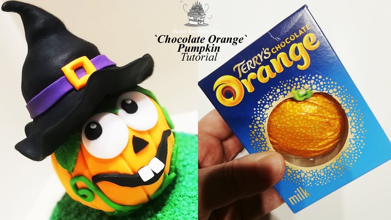 Terry`s Chocolate Orange Decorating | HALLOWEEN | Pumpkin Cake