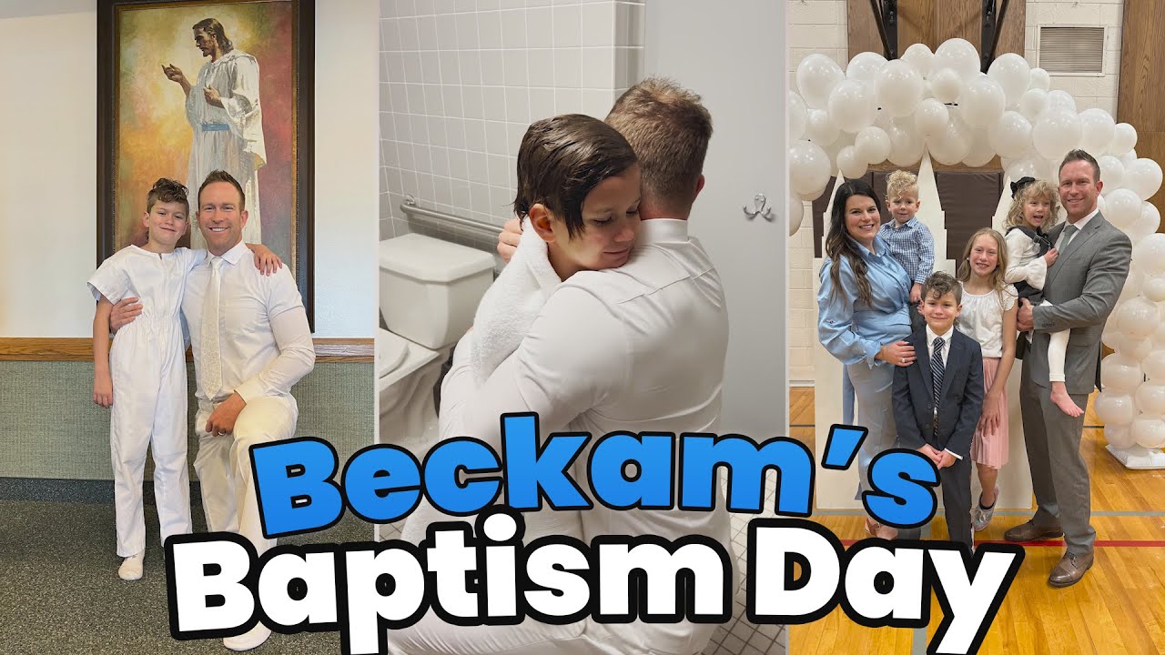 Beckam's Baptism Day! | Mower Moments Family Vlog