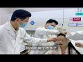 颧骨内推+下颌角截骨、咬肌祛除+颊脂垫祛除+双下巴bodytite综合瘦脸，术后第二天查房。