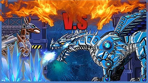 Robot Ice Dragon VS Robot Kangaroo - Game Show - Game Play - 2016 - HD