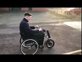 Klaxon klick demo  electric tetra wheelchair handbike by  recare ltd