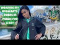 WEARING MY HOGWARTS ROBES IN PUBLIC FOR A DAY | SLYTHERIN