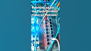 Fun With Clock Dividers!!! #electronicmusic #eurorack #doepfer #musicproduction #synthesizer