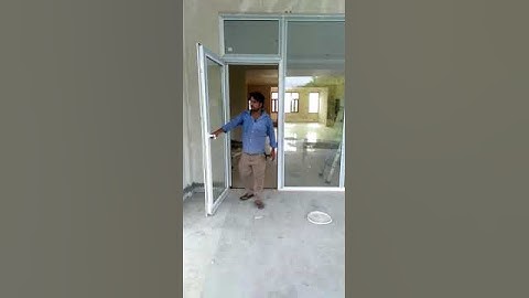 UPVC Door with sliding mosquito net