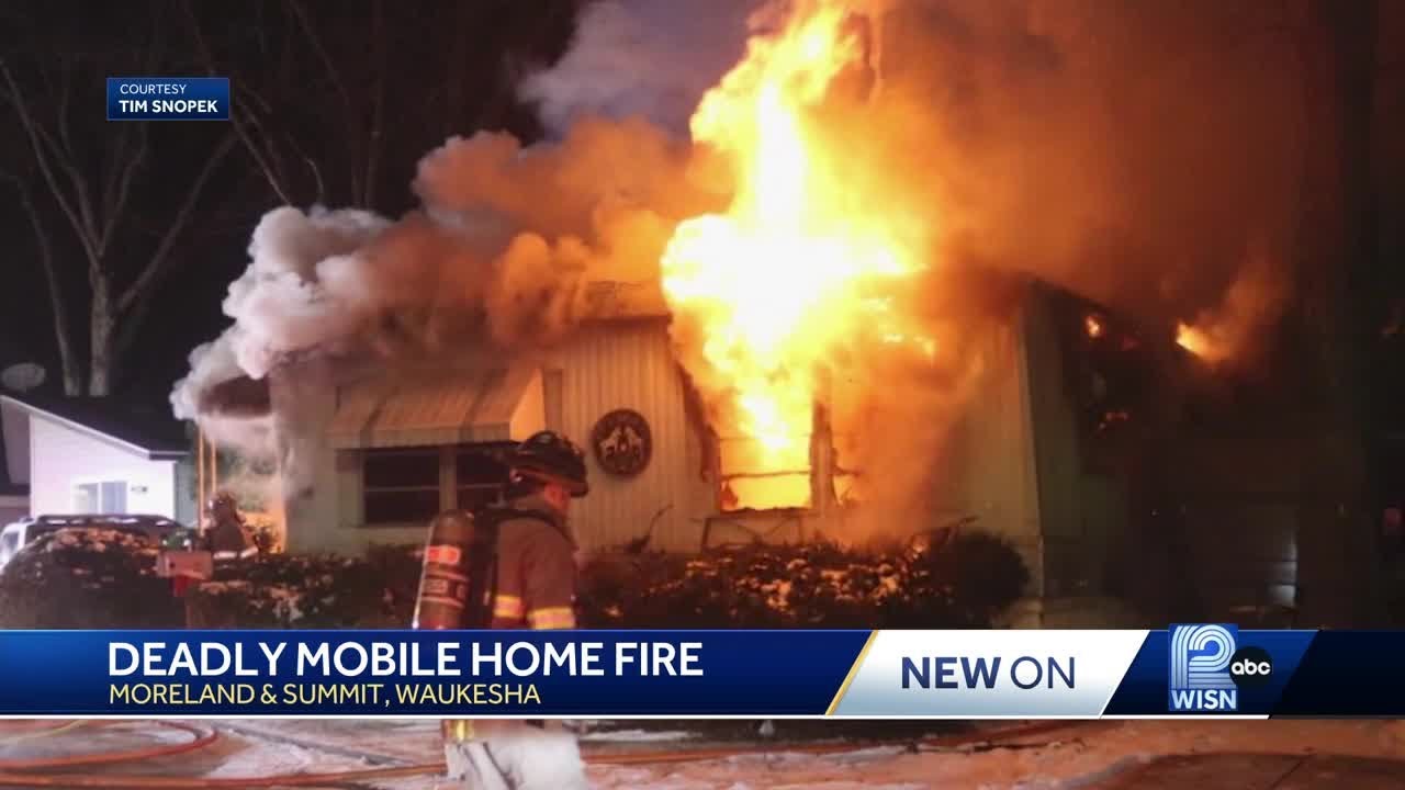 Body found after crews extinguish fire at home in Waukesha - YouTube