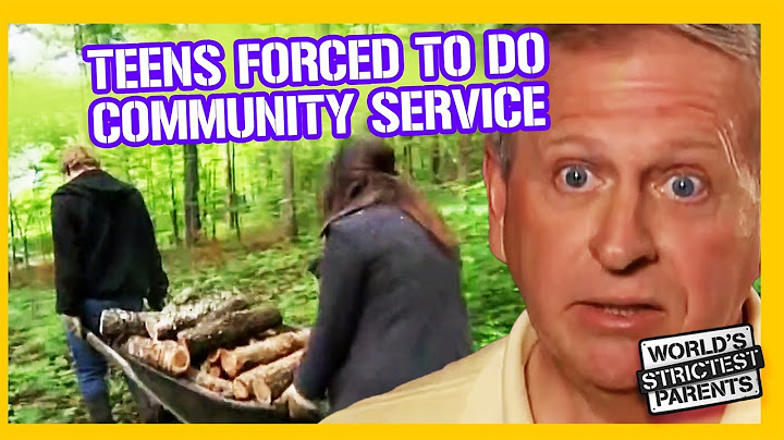 Teens in Total shock as they're Forced to do Community Service | World's Strictest Parents