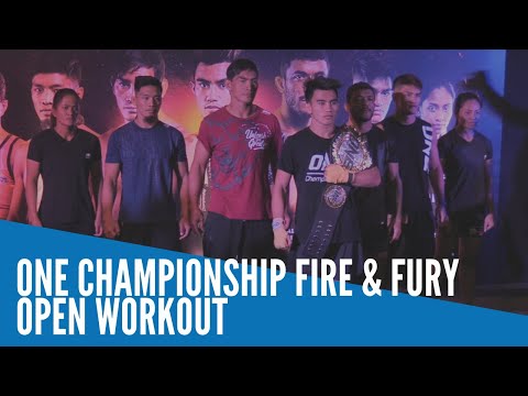 One Championship Fire & Fury Open workout