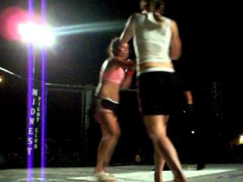 Christina Huff's 1st cage fight