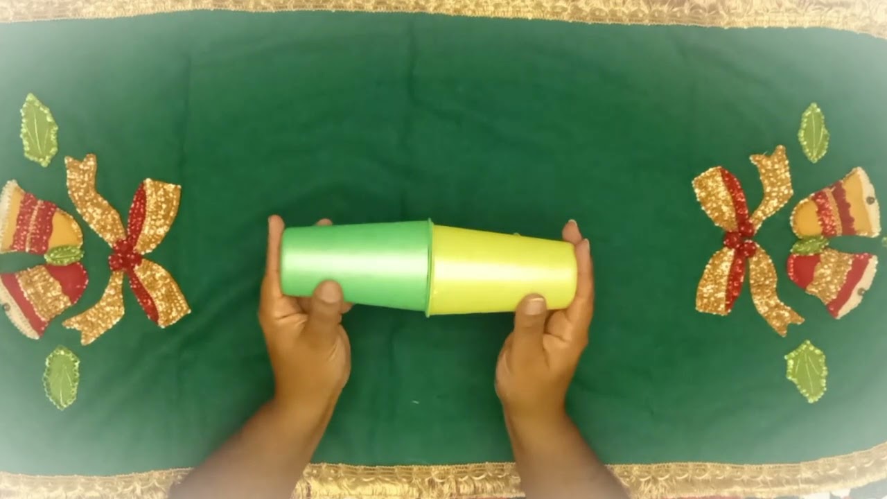 Villancico Deck The Halls | Juego rítmico con vasos