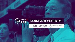 Rungtynių momentas: R. Seibučio „bomba“ paskutinę kėlinio sekundę