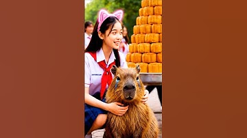 Tập 40 : Capybara, Quỳnh Anh giúp capybara bán bánh trung thu #capybara  #ohchumchum