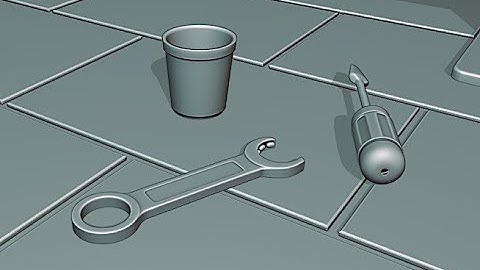 BLENDER 2.8: Modeling a Subway Scene: Part 15 (Coffee Cup, Wrench)